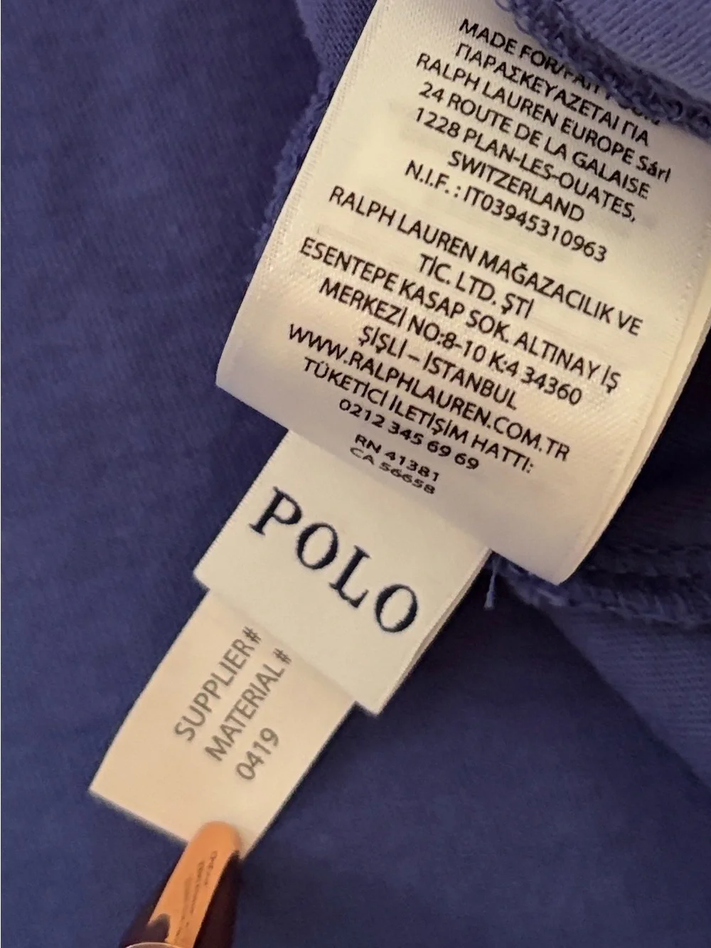Polo Ralph Lauren Men's Classic Soft Cotton Crewneck T-Shirt Long Sleeve Blue XL